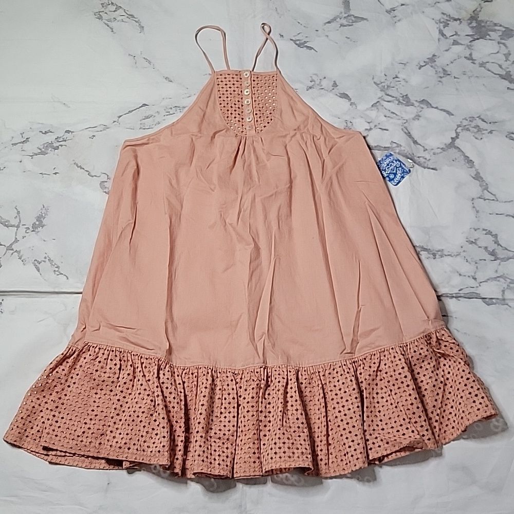 Intimately Free People Calico Cotton Trapeze Dress